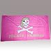 Pirate Princess Pink Beach Towel