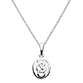 Heritage Sterling Silver Ladies' 9236 Celtic Small Oval Pendant + 46cm Chain 9236HP
