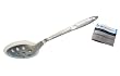 G&S Design Stainless Steel and Silicone Slotted Spoon, White