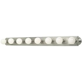 Eight-Light Bathroom Vanity Light from Destination Lighting