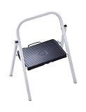 Tricam HSP-1W Skinny Mini 1-Step Stool,ANSI Type III, 200-Pounds Capacity with Safety Hoop