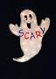 Christmas Source 650121 36 Inch LED Laser Disk BOO Ghost with 40 Lights