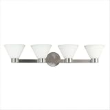 31xGBJ6QiEL. SL160  Kenroy Home 91796BS Maxwell 6 Light Vanity, Brushed Steel Finish