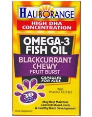 Haliborange Omega-3 Blackcurrant Fish Oil Caps 