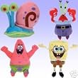 Ty New 4 December '06 Spongebobs Beanie Babies Best Day Ever Set