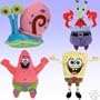 TY Beanie Babies - SPONGEBOB SQUAREPANTS Beanies ( BEST DAY EVER - Set of 4 ) (Spongebob, Patrick Star, Mr Krabs & Gary)