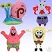 Ty New 4 December '06 Spongebobs Beanie Babies Best Day Ever Set
