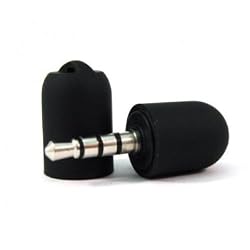 Chill Pill Rap Cap Microphone for iPod Classic, Nano 4G, Touch 2G, and iPhone 3G - Rubber Black - 0972-RCMK