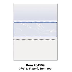 DocuGard Standard Security Marble Business Check, 24 lb, 8-1/2 x 11, 500/RM