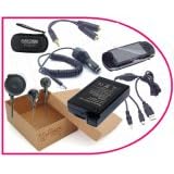 U-Bop // Free Delivery On Everything // U-Bop Ultimate Accessories Box - Sony PSP Playstation Portable - Includes 6 items: USB Charging and Data Cable, In Car Charger, Foam Protective Case, Advanced Screen Protector Kit, Audio Sharing Cable, Inline Remote Control Headphones (UK)