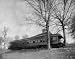 11x14 Photo Passenger car between two trees train RR