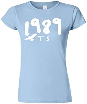 Cafeprinting Womens 1989 Seagull T S T-shirt (Small, Light Blue)