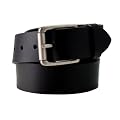 Lederg�rtel aus softem B�ffelleder, Marke LINDENMANN, schwarz, 40 mm, 9021