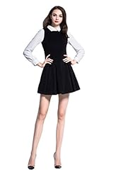 Fit-and-Flare Cocktail Above the Knee Sleeveless Tank Winter Wool Fitted Evening Dress/Party Dress/Jumper/Mini Dress 