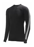 Helly Hansen Lifa Dry Stripe Crew - Black Large