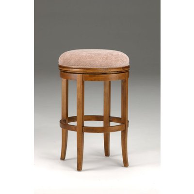 Hillsdale Oak View Oak Finish Swivel 30 High Bar Stool