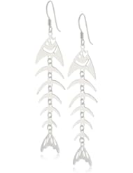 Sterling Silver Moveable Fish French Wire Earrings