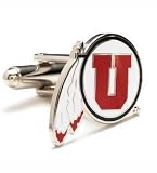 University of Utah Utes Cufflinks - NCAA College Athletics Sports Themed Formal Wear