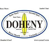 Doheny, Dana Point, California Vinyl Surfing Decal Bumper Sticker for Cars, Trucks,... 