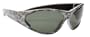 Body Glove 90258 True-Color Recognition Infrared High Impact Safety Glasses, Silver Tortoise Frame, Gray Lens