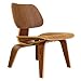 Eames Molded Plywood Lounge Chair by Herman Miller - - Walnut - Wood Legs