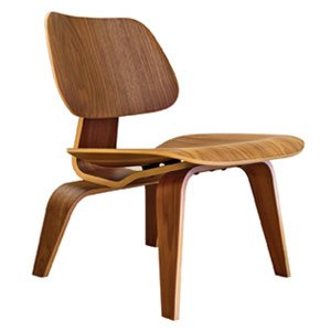 Eames Molded Plywood Lounge Chair by Herman Miller Wood Legs