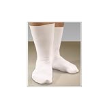 Diabetic Crew Socks, White, 10-13- (4-pack)