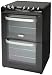 60cm Insight Electric Cooker c/w 4 Zone Ceramic Hob Black (EKC6044K_BK)