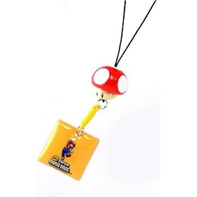 Super Mario Brothers Swinger/Screen Cleaners - Red Mushroom - Mario