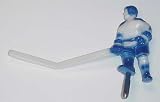 Super Chexx Blue & White Player with Long Stick