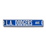 LOS ANGELES DODGERS "L.A. DODGERS AVE" Authentic METAL STREET SIGN (6" X 36") $36.99