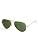 Gold Frame/Green Solid Lens
