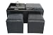Kitchen & Housewares : Global Distinctions Buy-One-Get-Two-Free Double Storage Ottoman, Brown