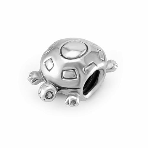 Chuvora Sterling Silver Turtle Bead Charm Fits Pandora Bracelet
