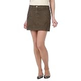 BCBGMAXAZRIA Woven Cotton Mini Skirt