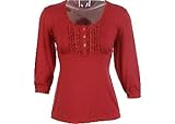 Plus Bay Studio Career Ruffle Bib Top
