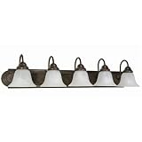 Nuvo Lighting Ballerina Old Bronze Five-Light Bath Fixture