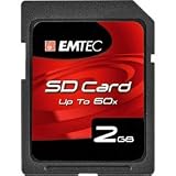 EMTEC EKMSD2GB60X 60X High-Speed Secure Digital Card (2 GB)