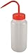 Wash Bottle, Standard Spout, 16 oz., Red
