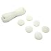 JAVOedge Cable Tidy - Earbud Cord Management System (with 6 Earbud Pads), White