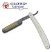 Dovo Straight Razor Micarta White Stainless Steel Blade