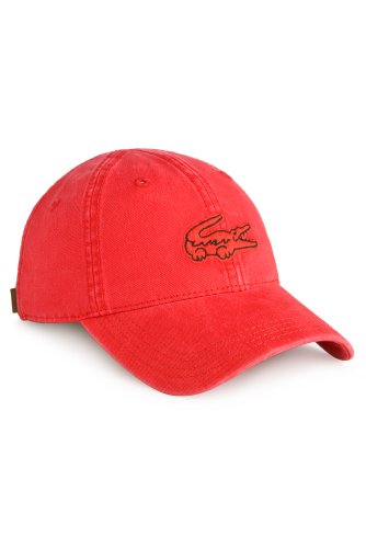 Men's Garment Washed Tonal Croc Logo Cap