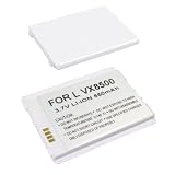 Bargaincell- Brand New Verizon LG Chocolate VX-8500 VX8500 Standard Lithium-Ion Replacement White Battery - 650 mAh