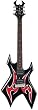 B.C. Rich Metal Master Warlock - Black with Red