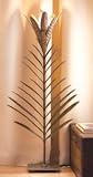 New CBK FLOOR LAMP PALM FROND DESI GNGOLD BRUSH F IN-LINE SWITCH BROWN CORD DISTRESSED GREEN IRON 31xHjmvUM4L. SL160 Westinghouse 7807720 Swirl Four Light 52 Inch Five Blade Ceiling Fan, Brushed Pewter with Frosted Swirl Shades Reviews