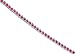 Time tested Classic Round Cut Created Ruby Gemstone Tennis Bracelet in Sterling Silver