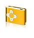Sweex MP303 2GB Clipz MP3 Player - Gold