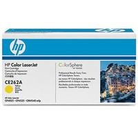 Original HP Color LaserJet CE262A Yellow Print Cartridge in Retail Packaging