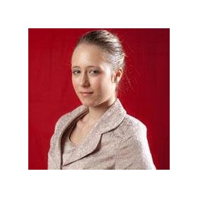 Adorama Belle Drape Solid Color Series, 10' x 24' Dyed Muslin Background, Solid Red Color.