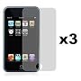 3-Pack Premium Reusable LCD Screen Protector with Lint Cleaning Cloth for Apple iPod Touch 2nd Gen 8GB 16GB 32GB